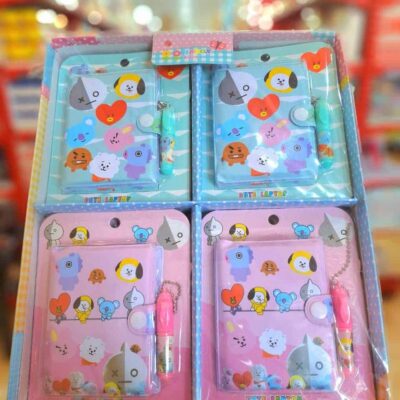 دفترچه یادداشت با خودکار بی تی اس 4 - کد 2498