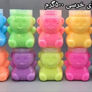 اسلایم خرسی خامه ای - کد 5110