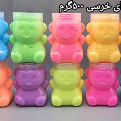 اسلایم خرسی خامه ای - کد 5110
