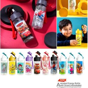 قمقمه مانیا 103812 فانتزی کودک نی دار - کد 3365