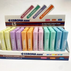 مغز اتود کرونا بلند استندی 0.5 رنگ پاستلی -کد 3386