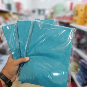 نمد تک رنگ آبی فیروزه ای - کد 4308