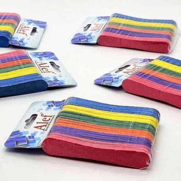 چوب بستنی رنگی مدل پروانه ای