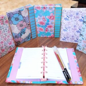 کلاسور فطرس-6حلقه گل طلاکوب- کد 4062