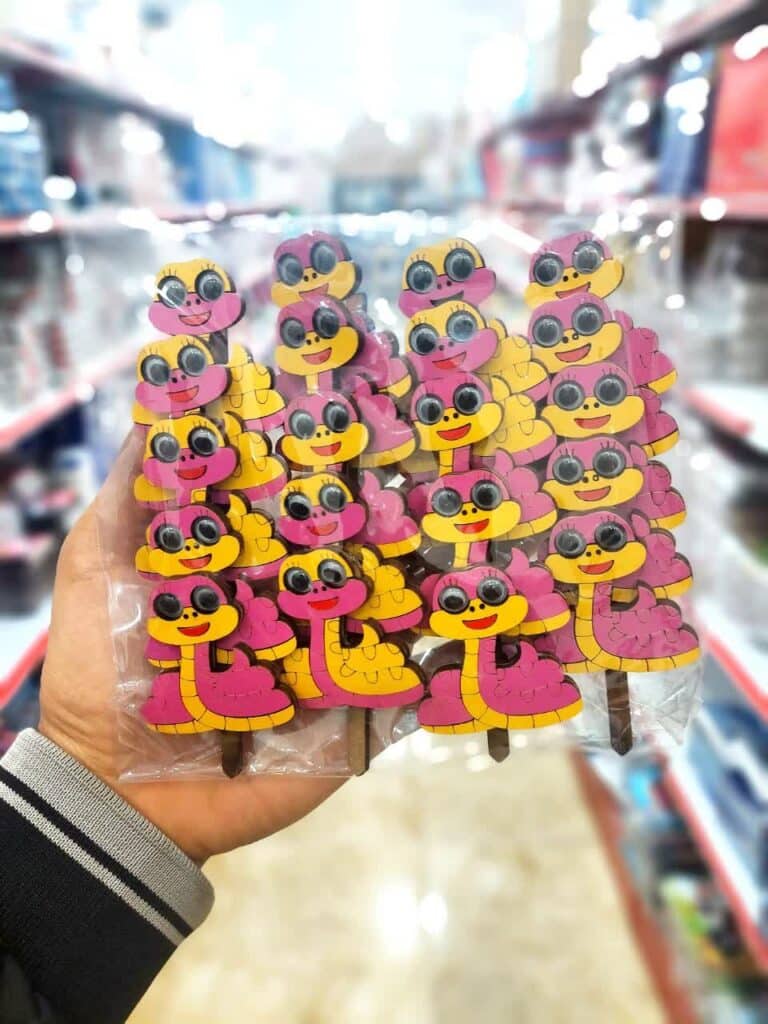 سرمدادی مار چوبی رنگ صورتی