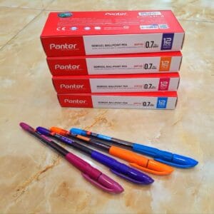 خودکار سمی ژل پنتر بنفش - کد 2207