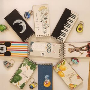 دفترچه یادداشت چوبی مستطیل ساد- کد 1704
