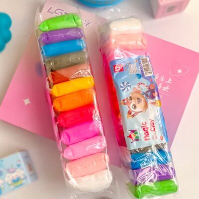 خمیر کلی ۱۲ رنگ ، ۲۳ سانت