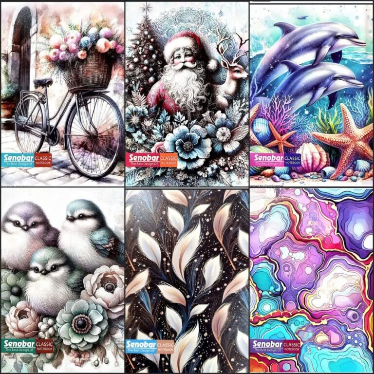 دفتر صنوبر 50 برگ کلاسیک