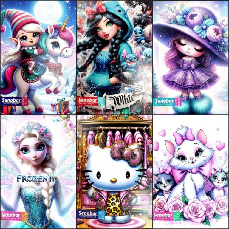 دفتر صنوبر 50 برگ شطرنجی درشت