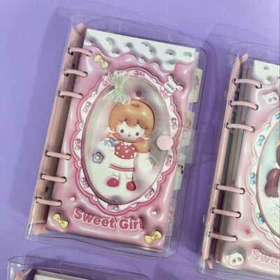 دفترچه کلاسوری جلد شفاف