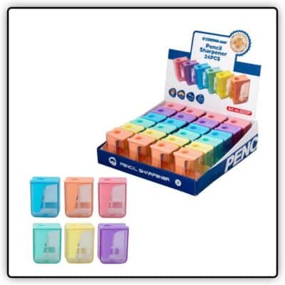 تراش مخزن دار کرونا رنگ پاستلی مدل 2222