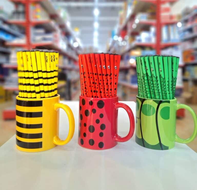 مداد مشکی فکتیس طرح حشرات