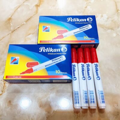 ماژیک وایت‌برد پلیکان رنگ قرمز سرگرد