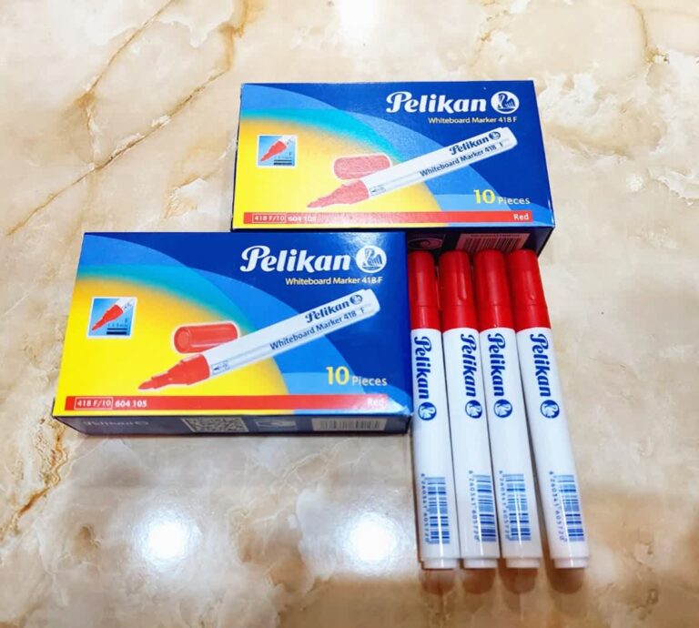 ماژیک وایت‌برد پلیکان رنگ قرمز سرگرد