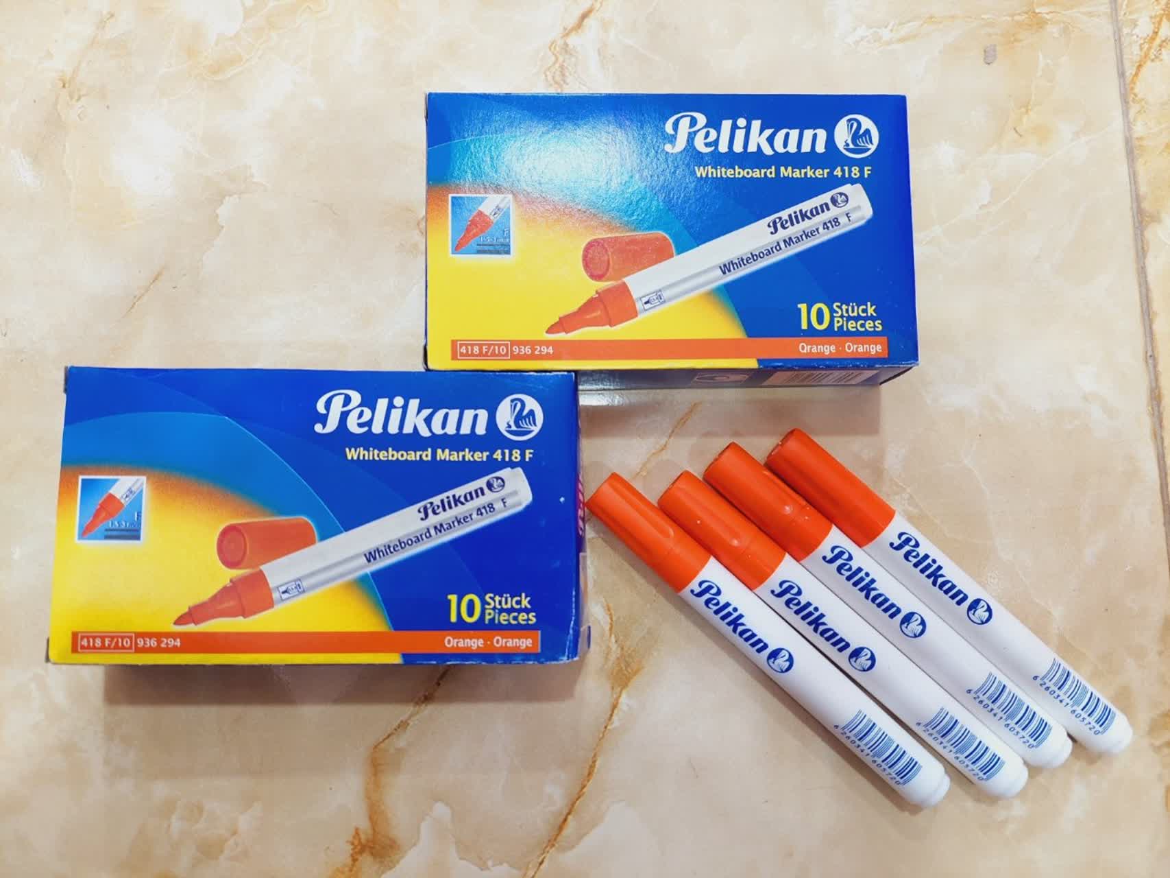 photo21187687595 ماژیک وایت برد پلیکان نارنجی