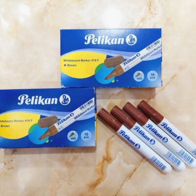 ماژیک وایت برد پلیکان قهوه‌ای