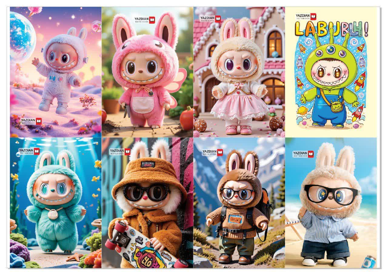 photo21407291192 (3) دفتر یزدیان مجلد لابوبو 50 برگ