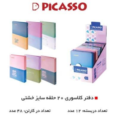 کلاسور پیکاسو 20 حلقه