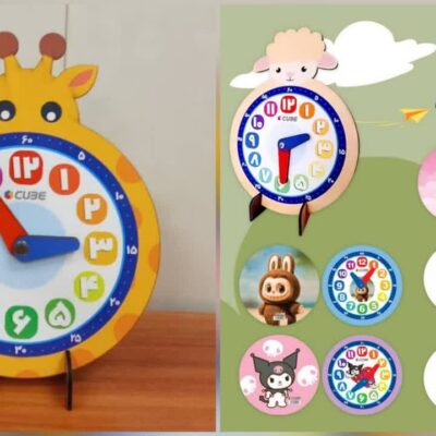 ساعتی آموزشی کیوب