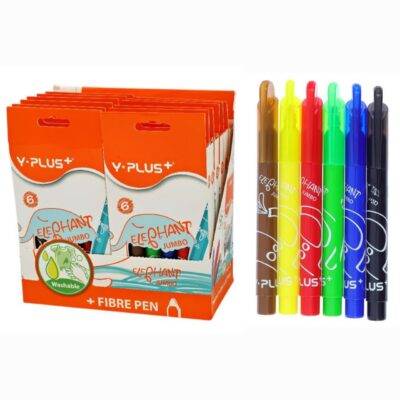 ماژیک رنگ آمیزی جانبو 6 رنگ وای پلاس FP171400