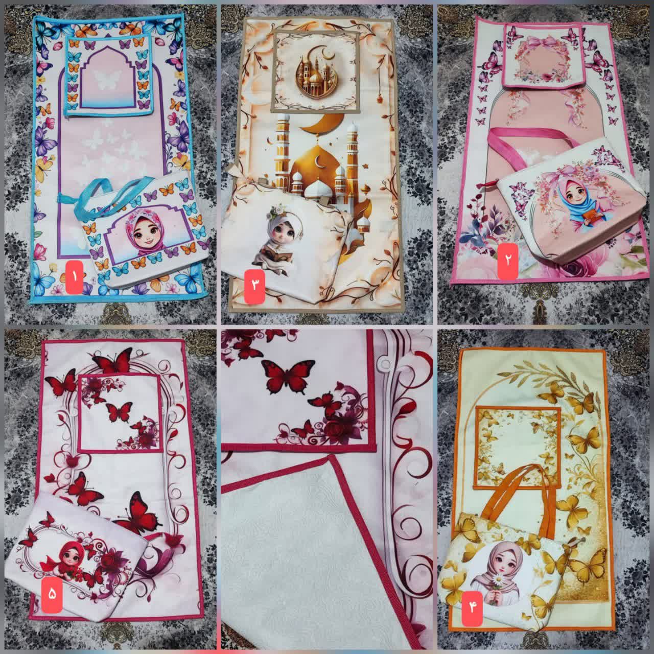 photo_2025-11-12_09-33-30 ست جانماز ۳ تکه ، کیف ، سجاده