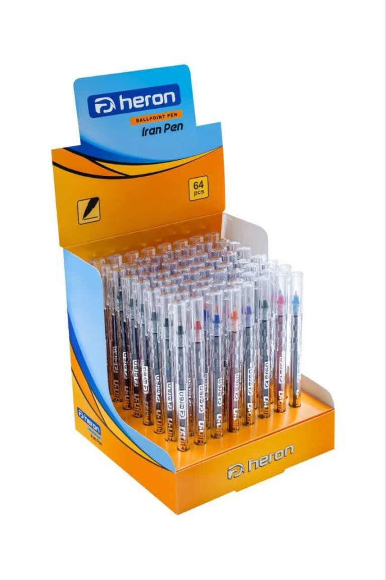 خودکار هرون ۸ رنگ استندی