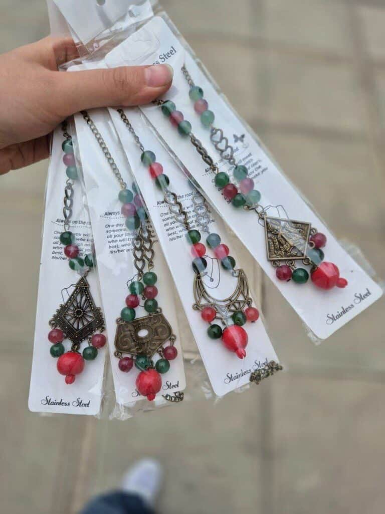 گردنبند یلدایی کشکولی بند مروارید