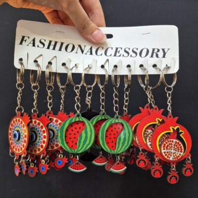 جاکلیدی چوبی یلدایی سه بعدی