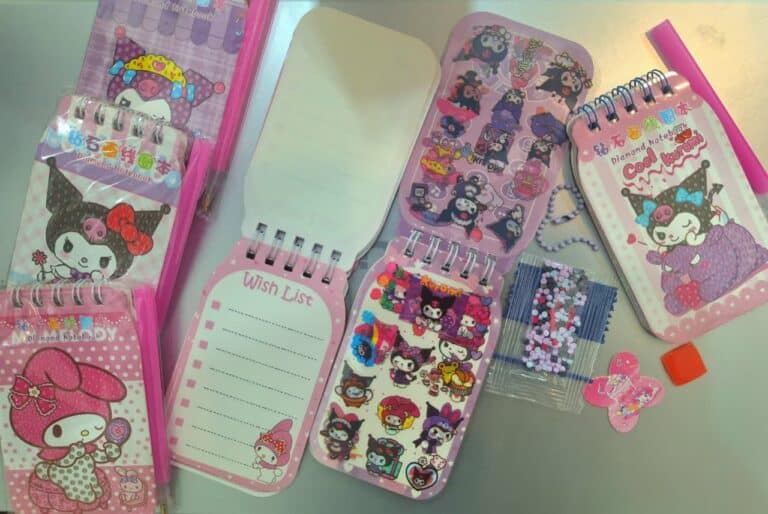 دفترچه استیکری کرومی الماسی