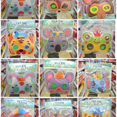 نقاشی الماسی نقاب حیوانات