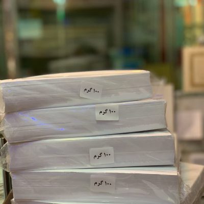 کاغذ گلاسه 100 گرمی