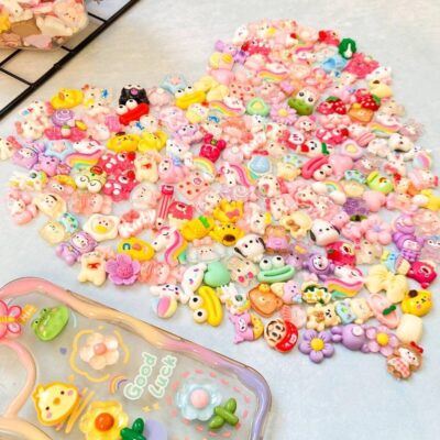 استیکر برجسته سه بعدی تم صورتی مشکی