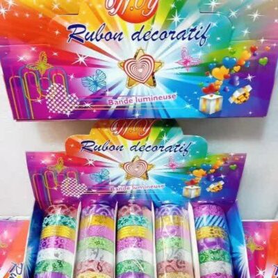 چسب فانتزی رول رنگی اکلیلی نشریه