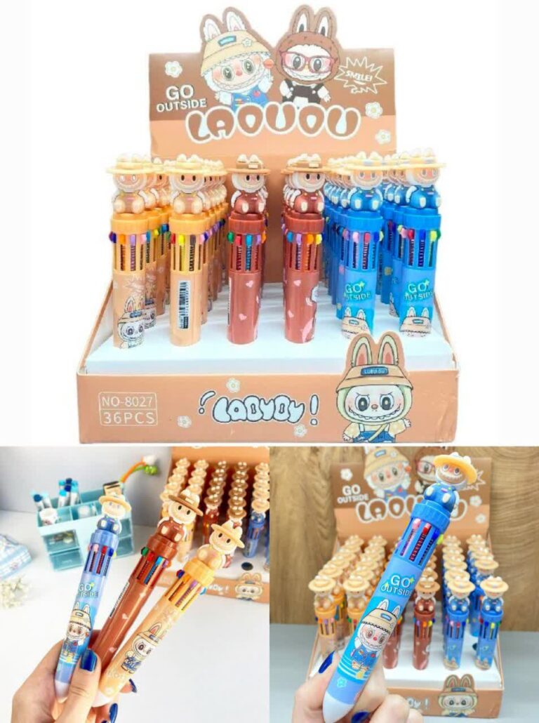 خودکار 10 رنگ لبوبو