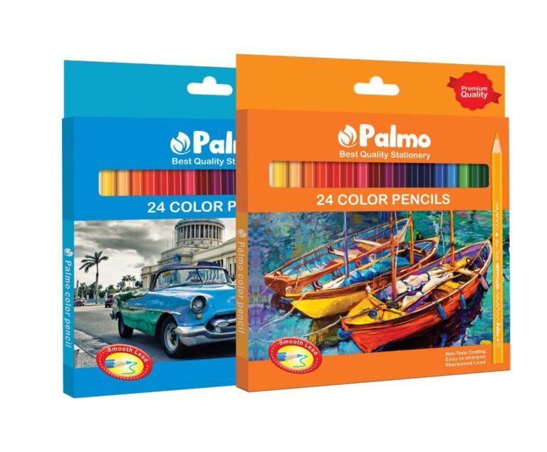 مداد رنگی پالمو 24 مقوایی