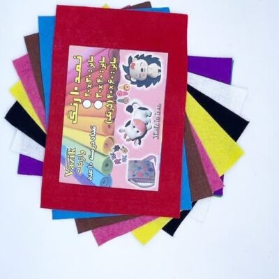 نمد سایز A4 ده رنگ جور