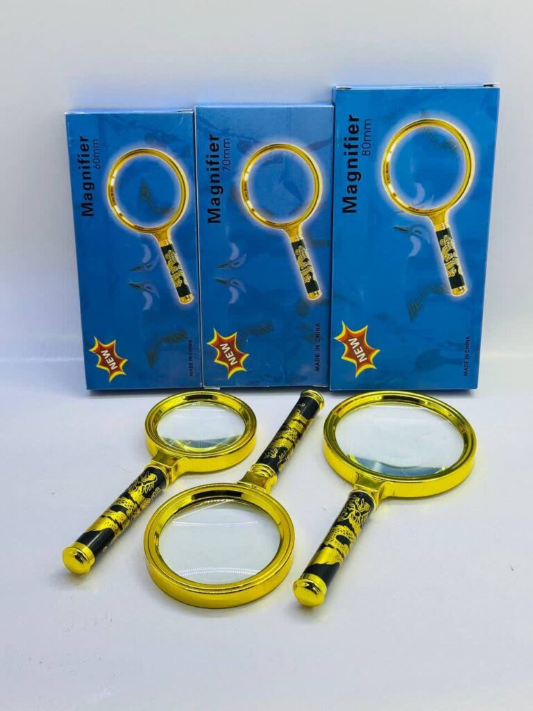 ذره بین دسته طلایی سایز ۷۵