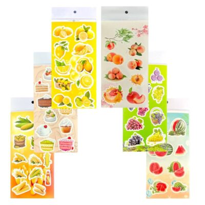 برچسب تیغ نخورده طرح میوه