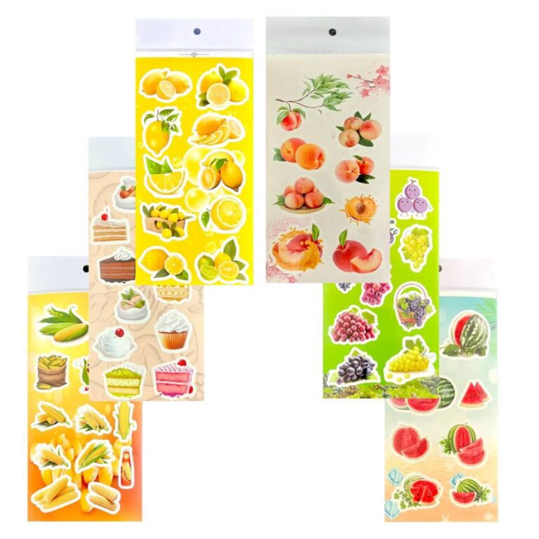 برچسب تیغ نخورده طرح میوه