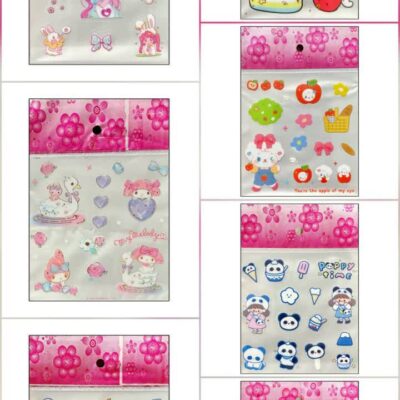 برچسب شفاف مربعی