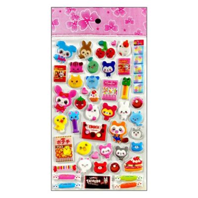 برچسب پفی شکلات