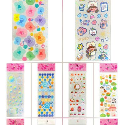 برچسب شفاف شاینی باریک