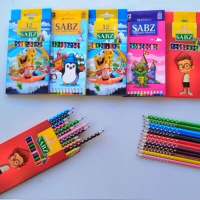مداد رنگی سبز 12 رنگ