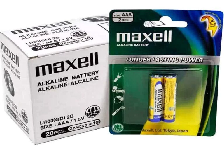 باتری مکسل-آلکالاین نیم قلمی