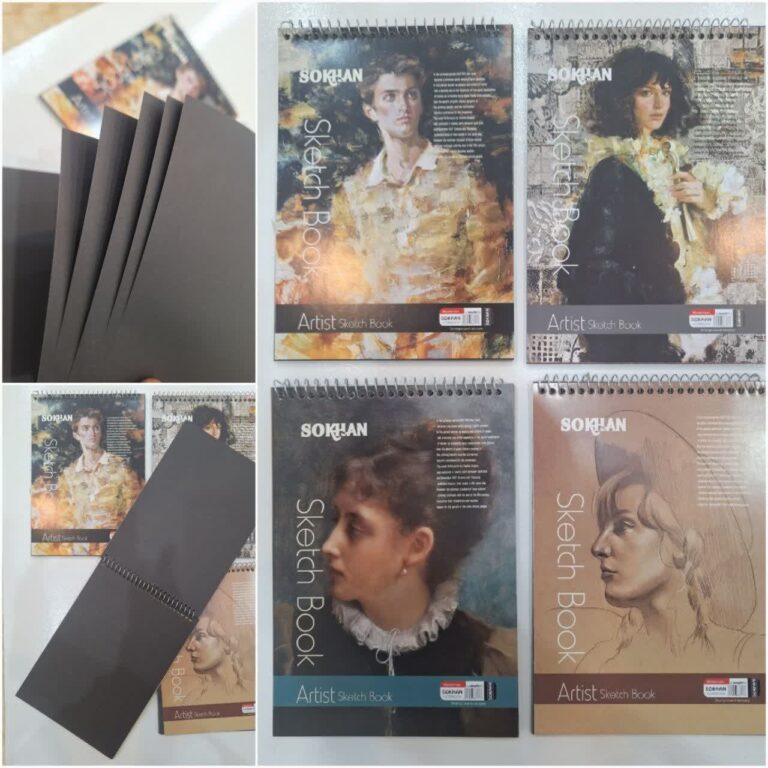 دفتر کاغذ مشکی A5