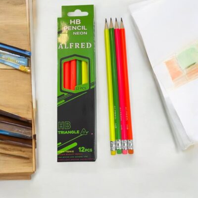 مداد مشکی آلفرد ،پاکن دار فسفری