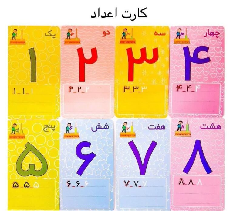 فلش کارت اعداد