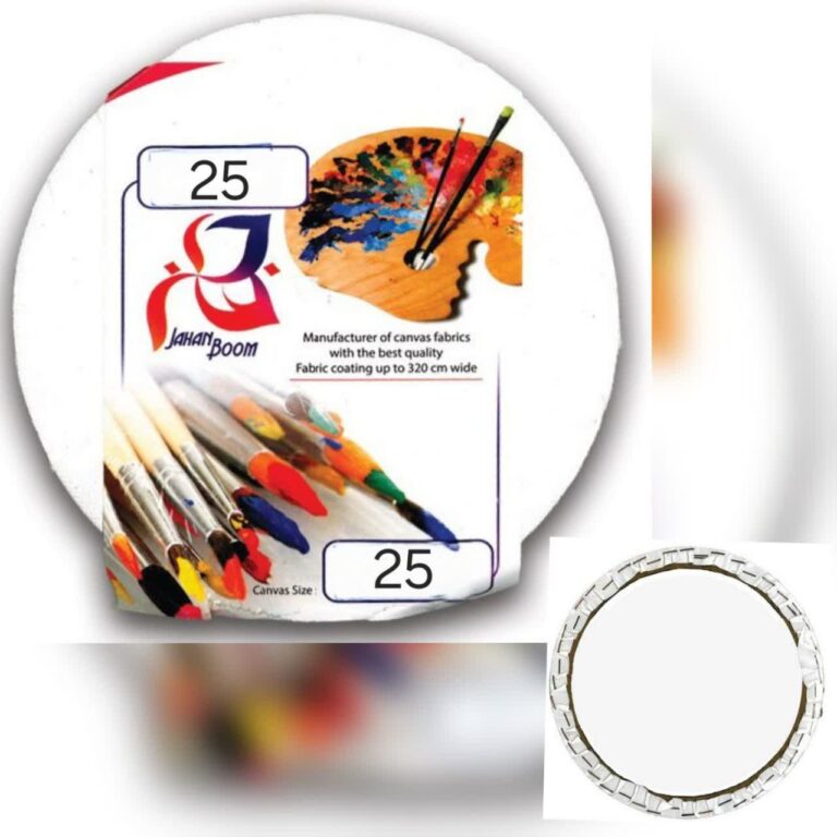 بوم نقاشی جهان دایره قطر 25