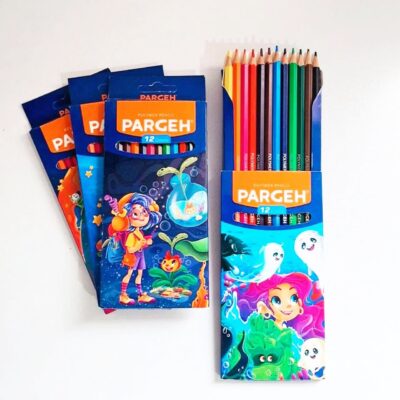 مدادرنگی ۱۲ رنگ پرگه